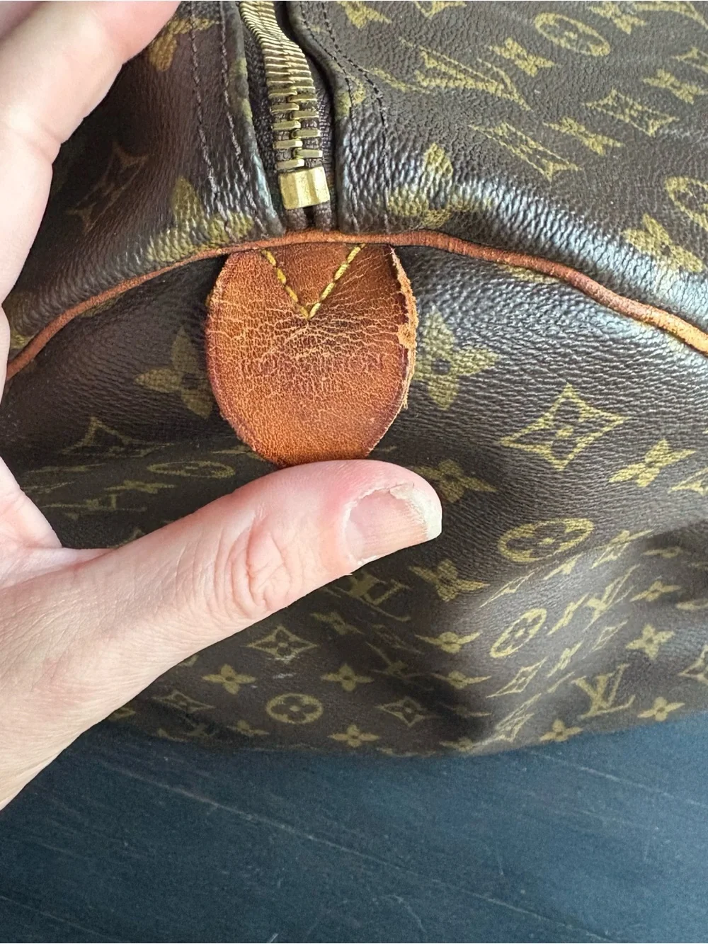 Louis Vuitton Monogram Canvas Keepall 60 /w Luggage Tag